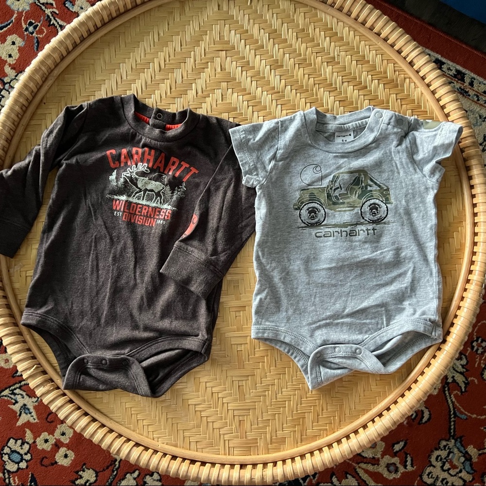 Carhartt Baby Boy Onsies Long Short Sleeve